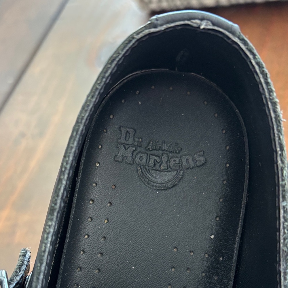 Dr. Martens Black Leather Double Strap Mary Jane Shoes | Size 6 women’s - Picture 2 of 6